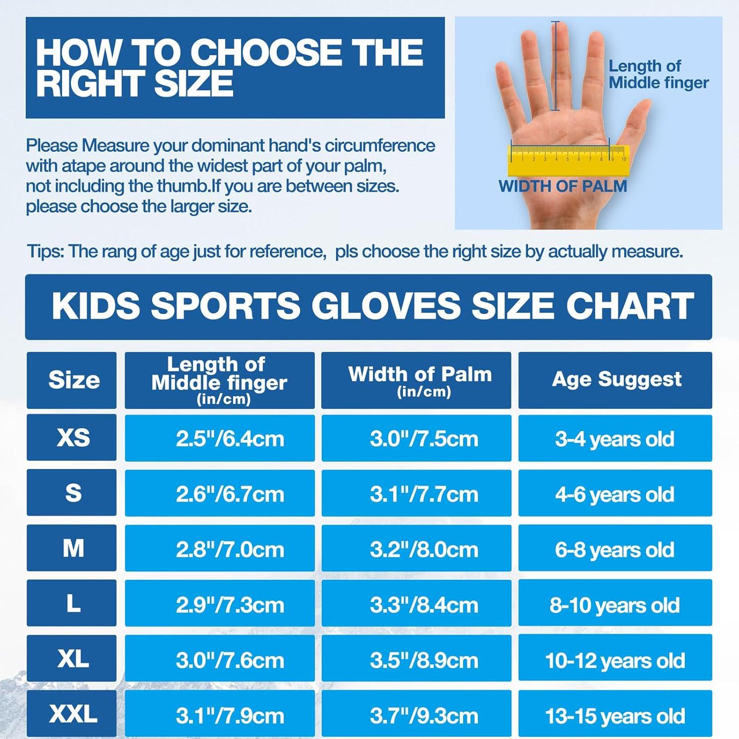 imageSIMARI Kids Winter Gloves Touchscreen Warm Thermal WaterResistant for Boy Girl Running Cycling Snow Skiing in Cold WeatherGlacier Gray