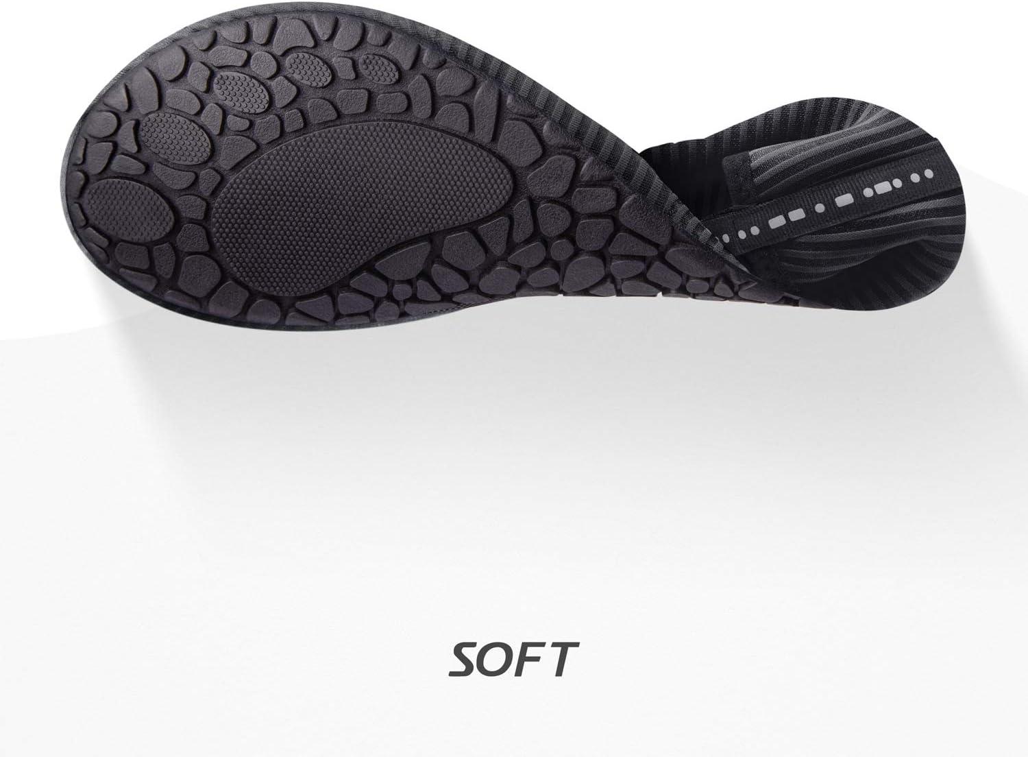 imageSIMARI Water Shoes for Women Men Swim Aqua Socks Beach Pool Essentials Barefoot Surf River Boat Kayak Sea Yoga Sand Exercise Sport Accessories Breathable QuickDry Adult Youth Kid Size SWS0016aline Black