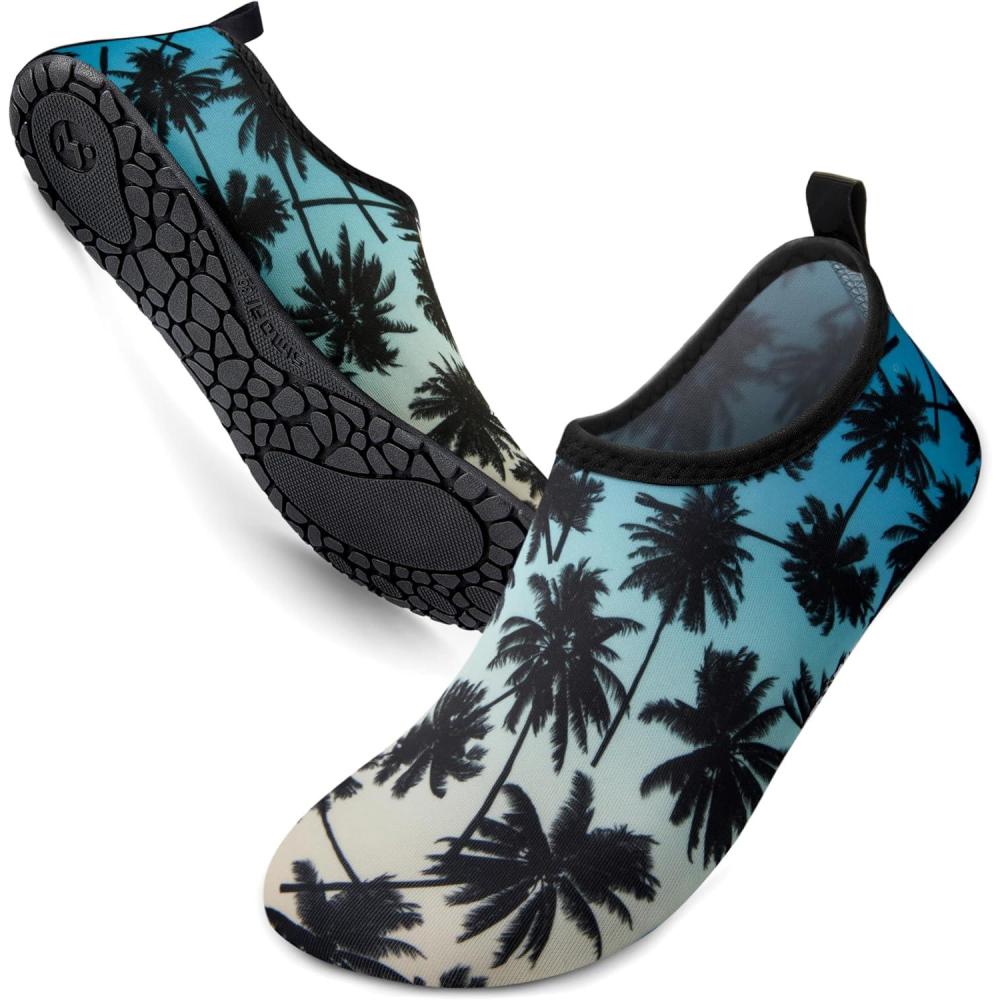 imageSIMARI Water Shoes for Women Men Swim Aqua Socks Beach Pool Essentials Barefoot Surf River Boat Kayak Sea Yoga Sand Exercise Sport Accessories Breathable QuickDry Adult Youth Kid Size SWS0017dacoconut