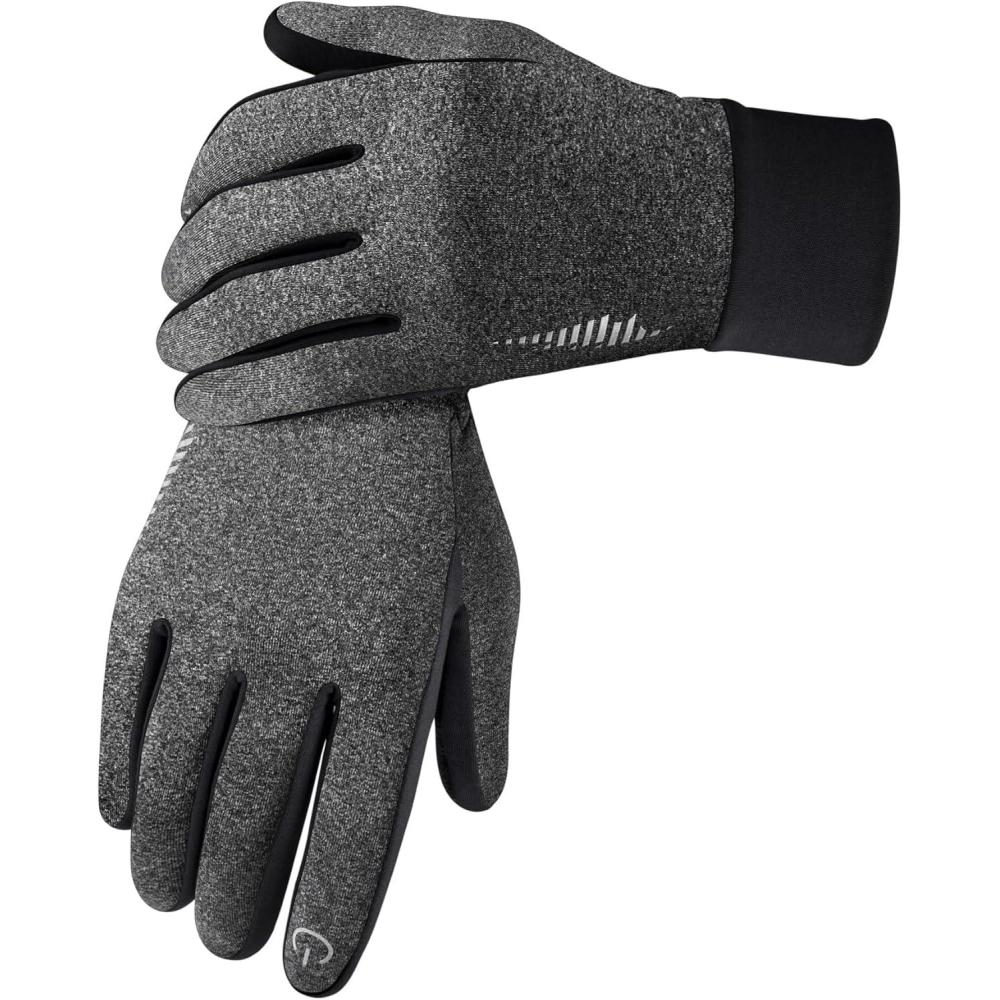 imageSIMARI Winter Gloves Women Men Ski Snow Gloves Liner Thermal Warm Touch Screen Suit for Running Cycling Biking Hiking Driving Walking Typing Freezer Work Sports Soccer Shooting Gaming 102Grey
