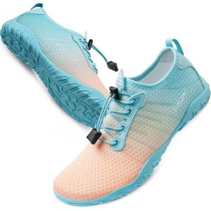 SIMARI Water Shoes for Women Men – Barefoot Quick-Dry Aqua Socks | Lightweight Swim Shoes for Surfing, Swimming, Beach Sports, Kayaking, Diving | Non-Slip Design(1i-gradient Blue)