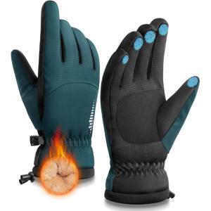 SIMARI Winter Waterproof Warm Gloves Women Men with Touchscreen Fingers, Ski Snow Windproof for Cold Weather Thermal, for Running Hiking Driving Cycling Outdoor Sports Daily Work(Lyons Blue)