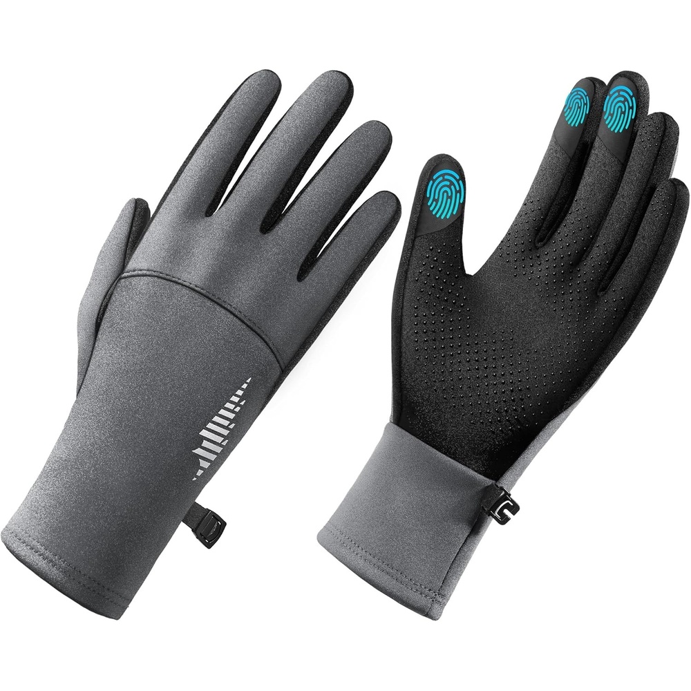 image:imageSIMARI Winter Gloves for Women TouchScreen WaterResistant Warm Thermal Gloves for Cold Weather Running Hiking DrivingGrey