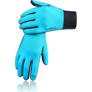 SIMARI Winter Gloves for Women Men – Cold Weather Thermal Touch Screen Ski Snow Glove Liners, Non-Slip Palm & Warm Fleece Lined, for Running Cycling Driving Hiking Walking Sports Outdoor Texting Work(Norse Blue)