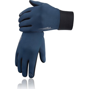 SIMARI Winter Gloves for Women Men – Cold Weather Thermal Touch Screen Ski Snow Glove Liners, Non-Slip Palm & Warm Fleece Lined, for Running Cycling Driving Hiking Walking Sports Outdoor Texting Work(Swedish Blue)
