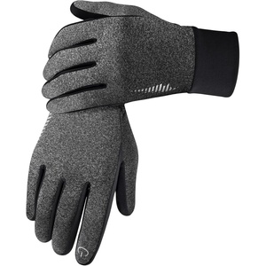 SIMARI Winter Gloves for Women Men – Cold Weather Thermal Touch Screen Ski Snow Glove Liners, Non-Slip Palm & Warm Fleece Lined, for Running Cycling Driving Hiking Walking Sports Outdoor Texting Work(Grey)