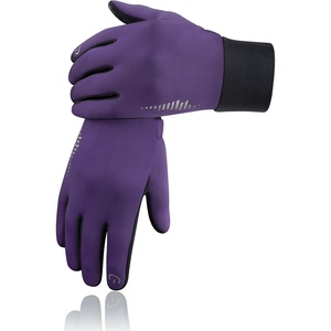 SIMARI Winter Gloves for Women Men – Cold Weather Thermal Touch Screen Ski Snow Glove Liners, Non-Slip Palm & Warm Fleece Lined, for Running Cycling Driving Hiking Walking Sports Outdoor Texting Work(Royal Purple)